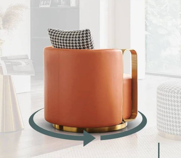 Swivel Designer Armchair - Swirl in Style-Arm Chairs, Recliners & Sleeper Chairs