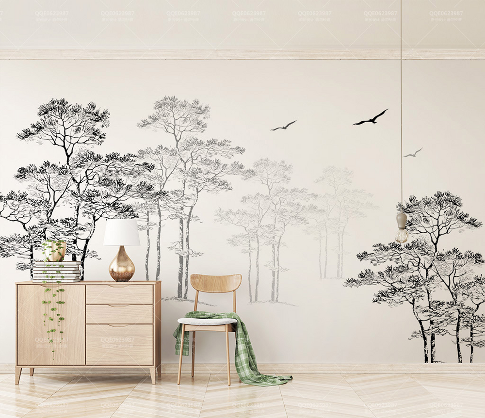 Tall Trees Wallpaper Murals – Transform Your Space-Trees Wallpaper