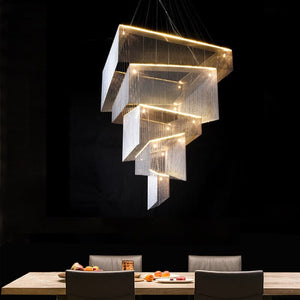 Tassel Chain Chandelier: Transform Any Space-Ceiling Chandelier