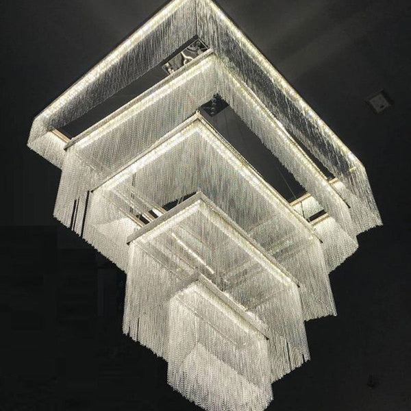 Tassel Chain Chandelier: Transform Any Space-Ceiling Chandelier