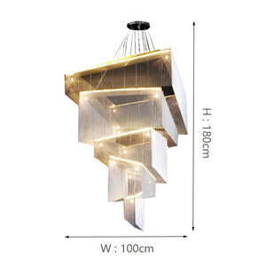 Tassel Chain Chandelier: Transform Any Space-Ceiling Chandelier