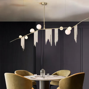 Tassel Chandelier: Lighting with a Touch of Elegance-Kitchen Island