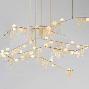 Tassel Chandelier: Lighting with a Touch of Elegance-Kitchen Island
