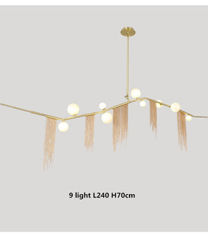 Tassel Chandelier: Lighting with a Touch of Elegance-Kitchen Island