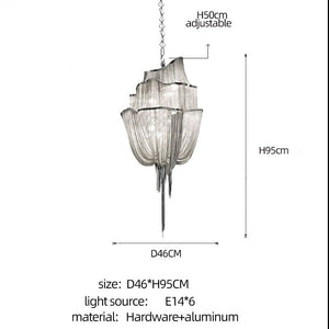 Tassels Chandelier: Decorative Lighting | Tassels & Fringe-Ceiling Chandelier