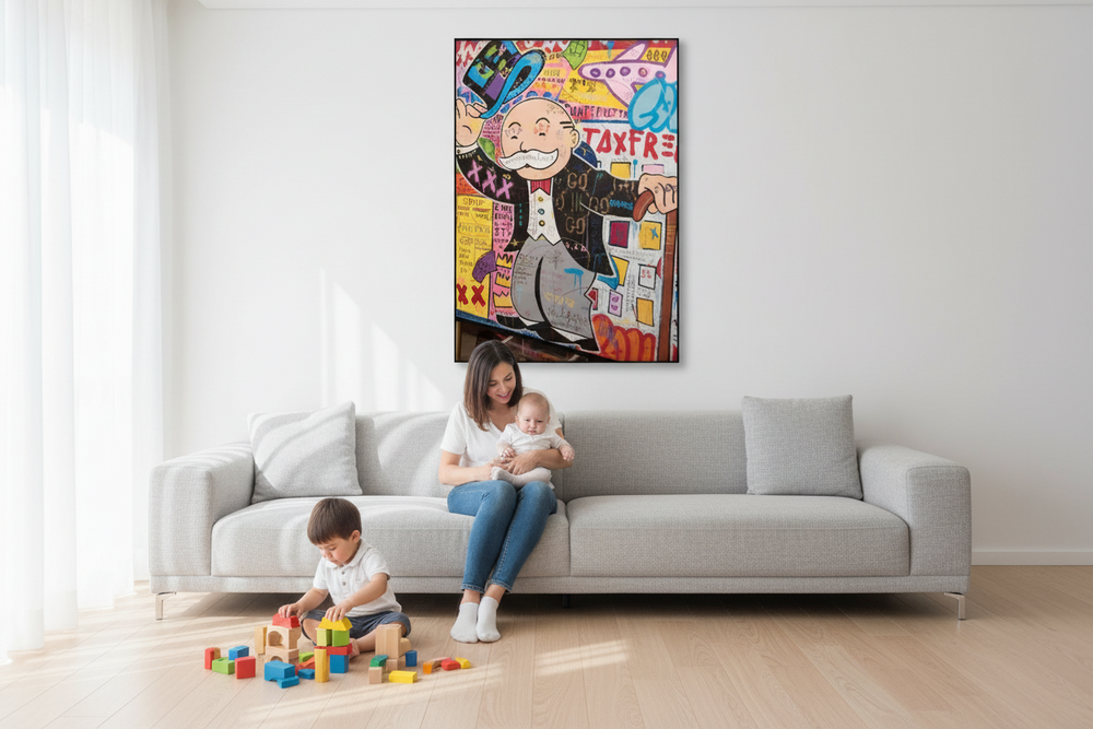 TaxFree - Alec Monopoly Canvas Wall Art Decor-Wall Posters