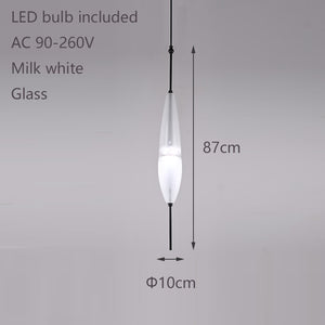 Tear Drops Style Glass Pendant Lights for Living Room-Pendant Lights
