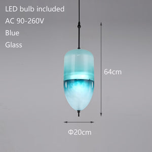 Tear Drops Style Glass Pendant Lights for Living Room-Pendant Lights