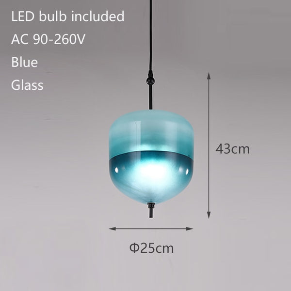 Tear Drops Style Glass Pendant Lights for Living Room-Pendant Lights