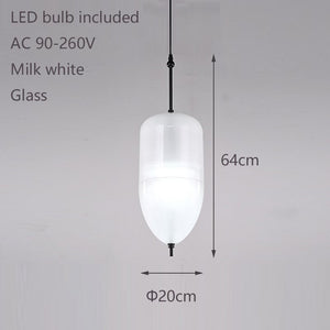Tear Drops Style Glass Pendant Lights for Living Room-Pendant Lights