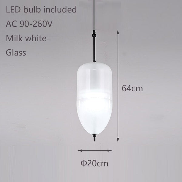 Tear Drops Style Glass Pendant Lights for Living Room-Pendant Lights