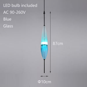 Tear Drops Style Glass Pendant Lights for Living Room-Pendant Lights