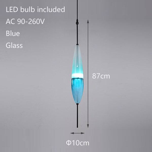Tear Drops Style Glass Pendant Lights for Living Room-Pendant Lights