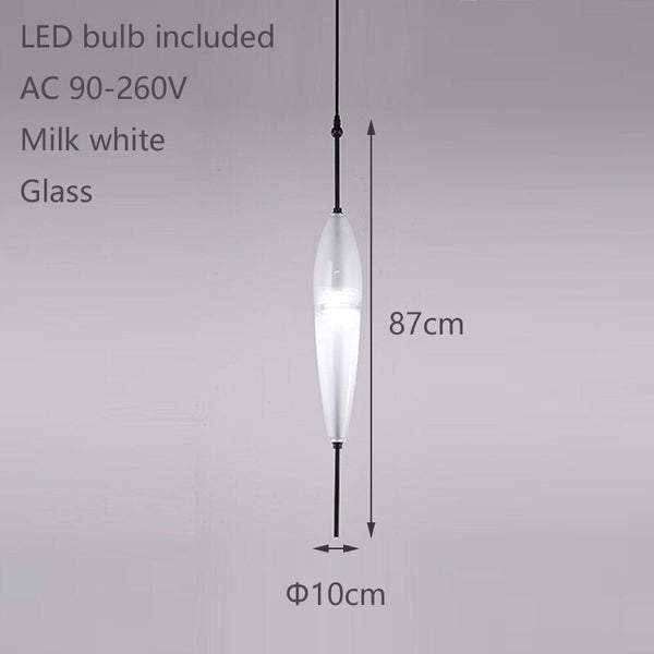 Tear Drops Style Glass Pendant Lights for Living Room-Pendant Lights