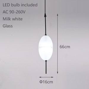 Tear Drops Style Glass Pendant Lights for Living Room-Pendant Lights
