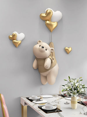 Teddy Bear Wall Decor: Bear Wall Hanging - Charming-Kids Room Nursery Wall Hanging