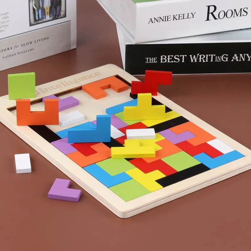 Tetris Board Game Wooden Puzzle-Wooden Puzzles