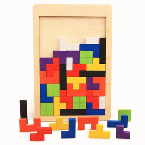 Tetris Board Game Wooden Puzzle-Wooden Puzzles