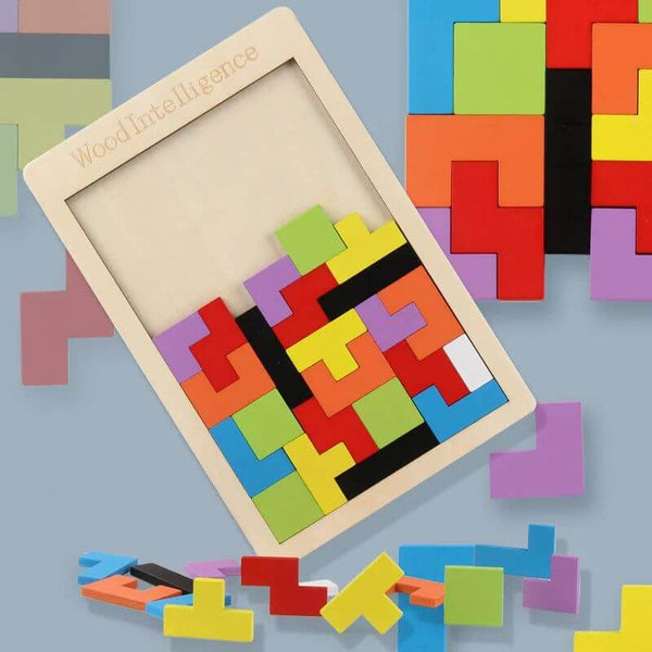 Tetris Board Game Wooden Puzzle-Wooden Puzzles