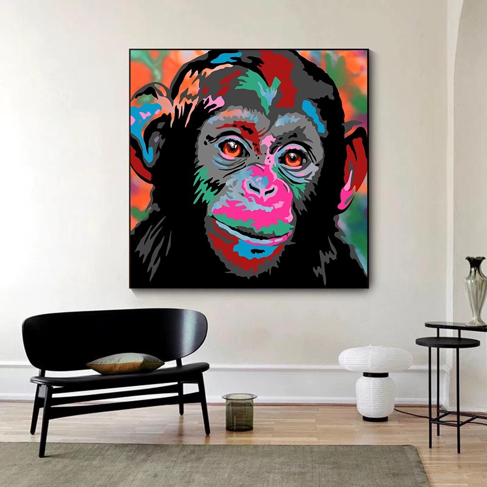 The Fascinating Monkey Face Poster - Limited Edition-Wall Posters