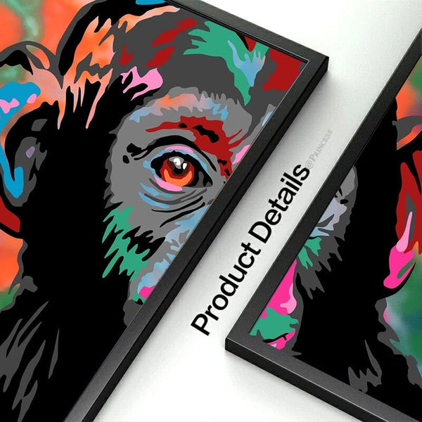 The Fascinating Monkey Face Poster - Limited Edition-Wall Posters