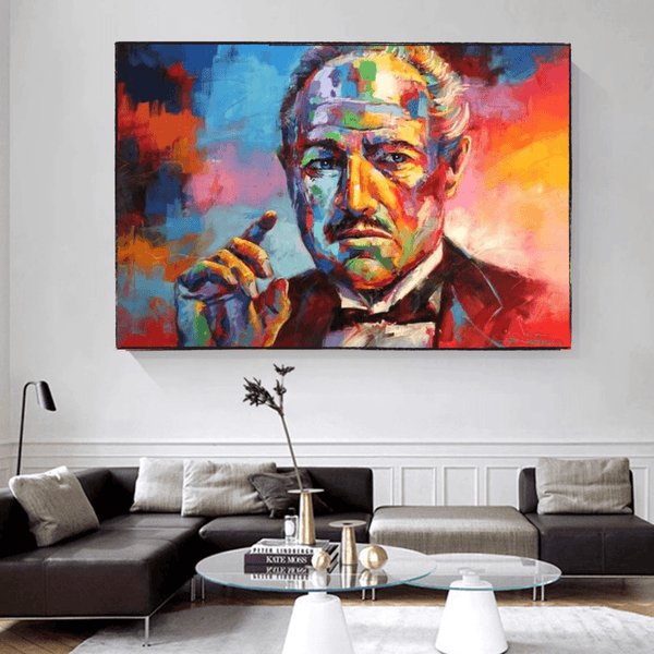 The Godfather Canvas Poster Wall Hanging - Stylish and Unique Wall Art Gift-Wall Posters