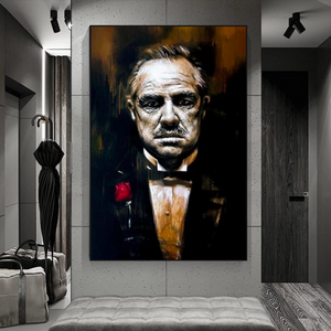 The Godfather Canvas Wall Art - Iconic Movie-Wall Posters