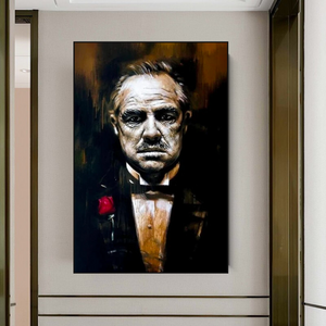 The Godfather Canvas Wall Art - Iconic Movie-Wall Posters