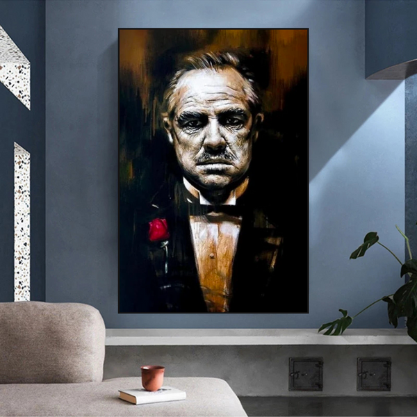 The Godfather Canvas Wall Art - Iconic Movie-Wall Posters
