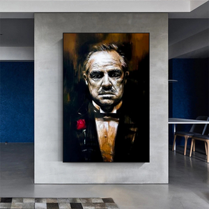 The Godfather Canvas Wall Art - Iconic Movie-Wall Posters