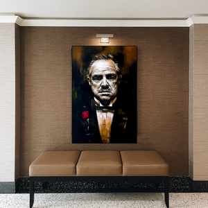 The Godfather Canvas Wall Art - Iconic Movie-Wall Posters