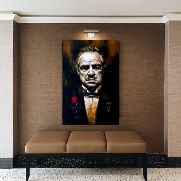 The Godfather Canvas Wall Art - Iconic Movie-Wall Posters