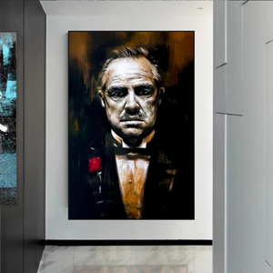 The Godfather Canvas Wall Art - Iconic Movie-Wall Posters