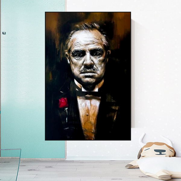 The Godfather Canvas Wall Art - Iconic Movie-Wall Posters