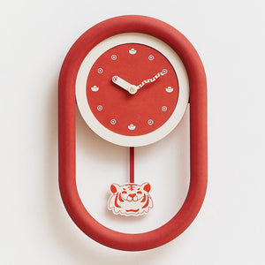 Tiger New Year Wall Clock – Modern Quartz Clock for Home Decor-Wall Clocks