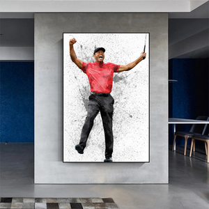 Tiger Woods Canvas Wall Art - Exclusive Collection-Wall Posters