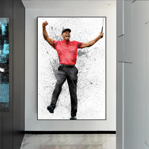 Tiger Woods Canvas Wall Art - Exclusive Collection-Wall Posters
