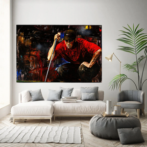 Tiger Woods Canvas Wall Art: Express Your Love for Golf-Wall Posters