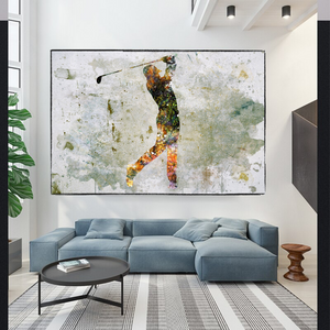 Tiger Woods Canvas Wall Art: Uniquely Captivating Décor-Wall Posters