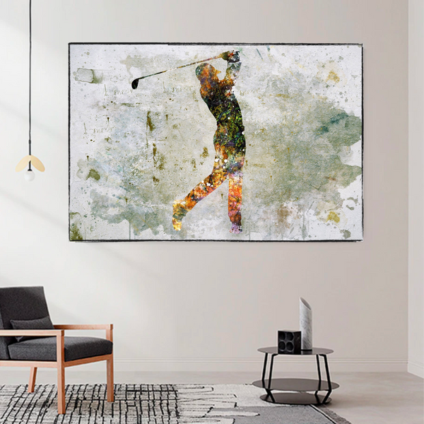Tiger Woods Canvas Wall Art: Uniquely Captivating Décor-Wall Posters