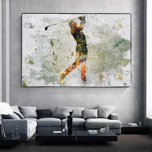 Tiger Woods Canvas Wall Art: Uniquely Captivating Décor-Wall Posters