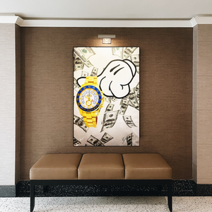 Time is Money Poster - A Motivational Reminder for Success-Wall Posters