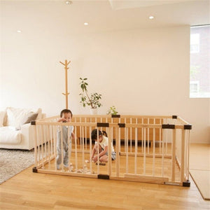 Toddler Wooden Play Fence - Perfect Playpen Fencing-Playpen and Ball Pits