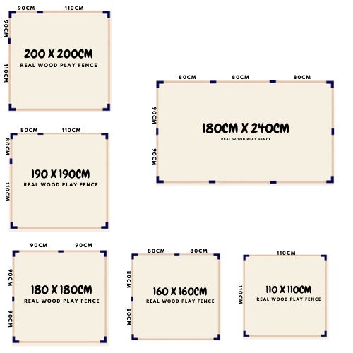 Toddler Wooden Play Fence - Perfect Playpen Fencing-Playpen and Ball Pits