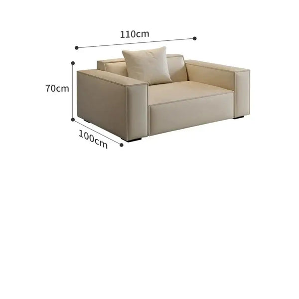 Tofu Minimalist Lounge Sofa Set-Sofa Set