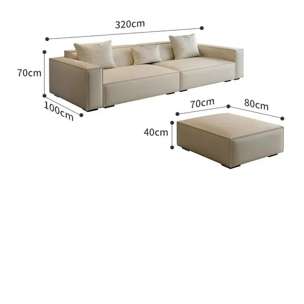 Tofu Minimalist Lounge Sofa Set-Sofa Set