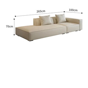 Tofu Minimalist Lounge Sofa Set-Sofa Set
