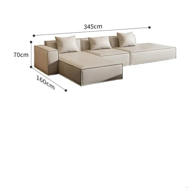 Tofu Minimalist Lounge Sofa Set-Sofa Set