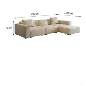 Tofu Minimalist Lounge Sofa Set-Sofa Set