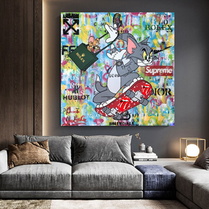 Tom and Jerry Canvas Art - Shop Now at Its Shopping Time-Wall Posters